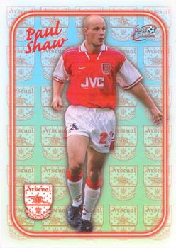 1997-98 Futera Arsenal Fans' Selection - Special Edition Embossed #SE16 Paul Shaw Front