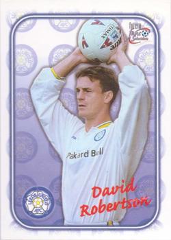 1997-98 Futera Leeds United Fans' Selection - Special Edition Embossed #SE1 David Robertson Front