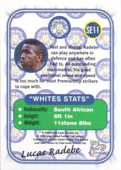 1997-98 Futera Leeds United Fans' Selection - Special Edition Embossed #SE11 Lucas Radebe Back