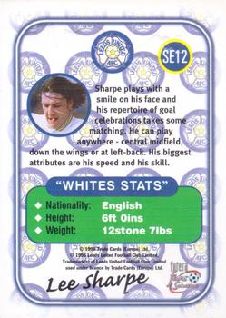 1997-98 Futera Leeds United Fans' Selection - Special Edition Embossed #SE12 Lee Sharpe Back
