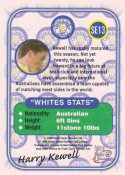 1997-98 Futera Leeds United Fans' Selection - Special Edition Embossed #SE13 Harry Kewell Back