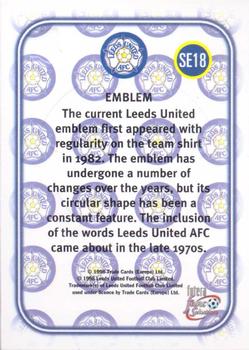 1997-98 Futera Leeds United Fans' Selection - Special Edition Embossed #SE18 Emblem Back