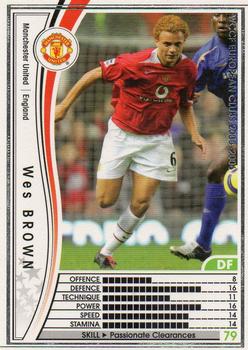 2005-06 Panini WCCF European Clubs #50 Wes Brown Front