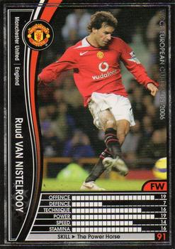 2005-06 Panini WCCF European Clubs #64 Ruud Van Nistelrooy Front