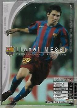 2005-06 Panini WCCF European Clubs - Young Stars #YGS5 Lionel Messi Front