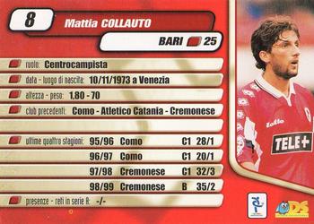 2000 DS Pianeta Calcio Serie A #8 Mattia Collauto Back