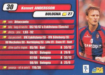 2000 DS Pianeta Calcio Serie A #30 Kennet Andersson Back