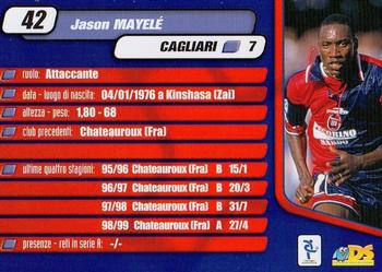 2000 DS Pianeta Calcio Serie A #42 Jason Mayele Back