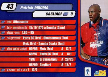 2000 DS Pianeta Calcio Serie A #43 Patrick Mboma Back