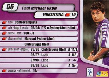 2000 DS Pianeta Calcio Serie A #55 Paul Michael Okon Back