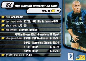 2000 DS Pianeta Calcio Serie A #82 Ronaldo Back