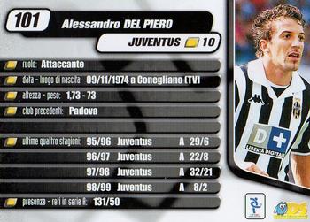 2000 DS Pianeta Calcio Serie A #101 Alessandro Del Piero Back