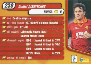 2000 DS Pianeta Calcio Serie A #230 Dmitri Alenichev Back