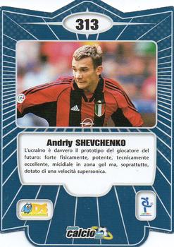 2000 DS Pianeta Calcio Serie A #313 Andriy Shevchenko Back