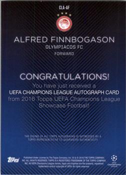 2015-16 Topps UEFA Champions League Showcase - Autographs #CLA-AF Alfred Finnbogason Back