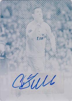 2015-16 Topps UEFA Champions League Showcase - Autographs Printing Plates Cyan #CLA-CR Cristiano Ronaldo Front