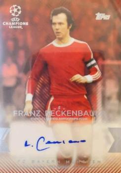 2015-16 Topps UEFA Champions League Showcase - Autographs Red #CLA-FB Franz Beckenbauer Front