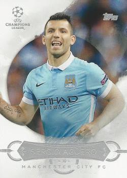 2015-16 Topps UEFA Champions League Showcase - Best of the Best #BB-SA Sergio Aguero Front