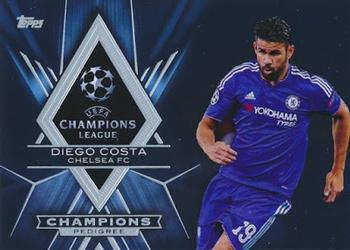 2015-16 Topps UEFA Champions League Showcase - Championship Pedigree #CP-DC Diego Costa Front