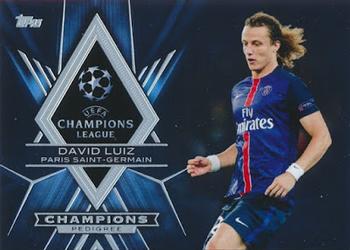 2015-16 Topps UEFA Champions League Showcase - Championship Pedigree #CP-DL David Luiz Front
