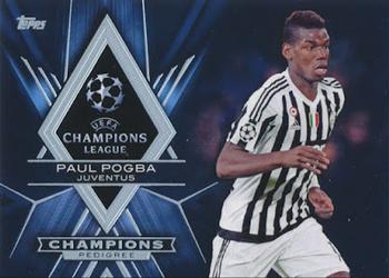 2015-16 Topps UEFA Champions League Showcase - Championship Pedigree #CP-PP Paul Pogba Front