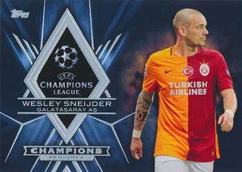 2015-16 Topps UEFA Champions League Showcase - Championship Pedigree #CP-WS Wesley Sneijder Front