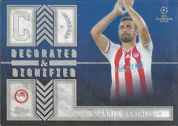 2015-16 Topps UEFA Champions League Showcase - Decorated and Dignified #DD-GM Giannis Maniatis Front