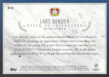 2015-16 Topps UEFA Champions League Showcase - Decorated and Dignified #DD-LB Lars Bender Back