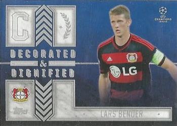 2015-16 Topps UEFA Champions League Showcase - Decorated and Dignified #DD-LB Lars Bender Front