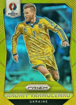 2016 Panini Prizm UEFA Euro - Gold Prizms #210 Andriy Yarmolenko Front