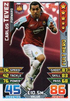 2015-16 Topps Match Attax Premier League - Cult Hero #H16 Carlos Tevez Front