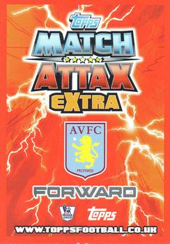2012-13 Topps Match Attax Premier League Extra - Man of the Match #M2 Christian Benteke Back