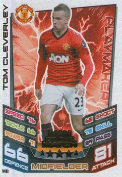 2012-13 Topps Match Attax Premier League Extra - Man of the Match #M8 Tom Cleverley Front