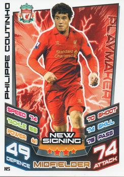 2012-13 Topps Match Attax Premier League Extra - New Signings #N5 Philippe Coutinho Front