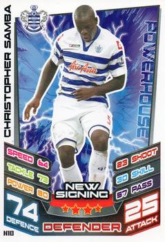 2012-13 Topps Match Attax Premier League Extra - New Signings #N10 Christopher Samba Front