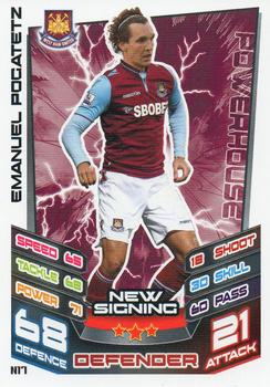 2012-13 Topps Match Attax Premier League Extra - New Signings #N17 Emanuel Pogatetz Front