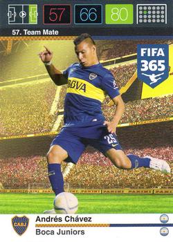 2015 Panini Adrenalyn XL FIFA 365 #57 Andres Chavez Front