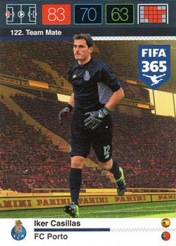 2015 Panini Adrenalyn XL FIFA 365 #122 Iker Casillas Front