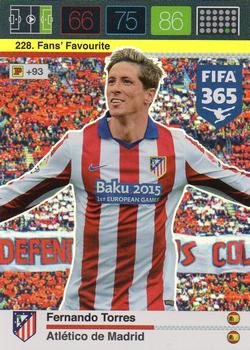 2015 Panini Adrenalyn XL FIFA 365 #228 Fernando Torres Front