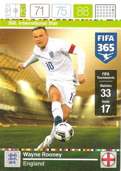 2015 Panini Adrenalyn XL FIFA 365 #350 Wayne Rooney Front
