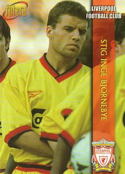 1998 Futera Liverpool #17 Stig Inge Bjornebye Front