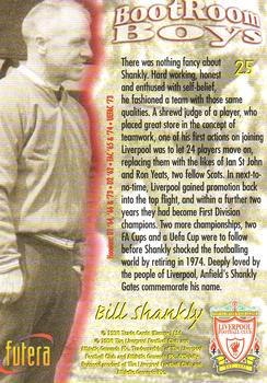 1998 Futera Liverpool #25 Bill Shankly Back
