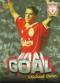 1998 Futera Liverpool #34 Michael Owen Front