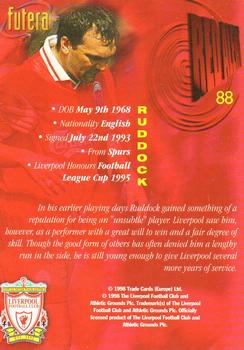 1998 Futera Liverpool #88 Neil Ruddock Back