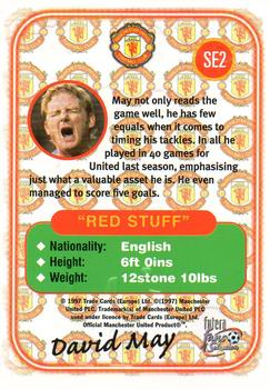 1997-98 Futera Manchester United Fans' Selection - Special Edition #SE2 David May Back