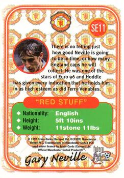 1997-98 Futera Manchester United Fans' Selection - Special Edition #SE11 Gary Neville Back