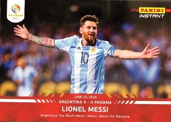 2016 Panini Instant Copa America Centenario #16 Lionel Messi Front