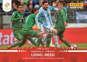 2016 Panini Instant Copa America Centenario #23 Lionel Messi Front