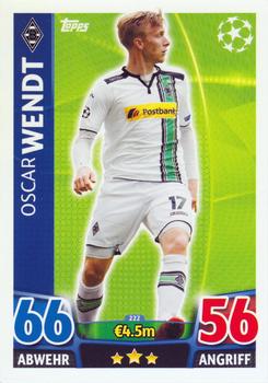 2015-16 Topps Match Attax UEFA Champions League German #222 Oscar Wendt Front