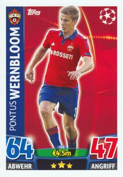 2015-16 Topps Match Attax UEFA Champions League German #350 Pontus Wernbloom Front